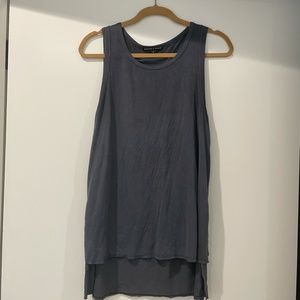 Harlowe & Graham Blue Tank Blouse